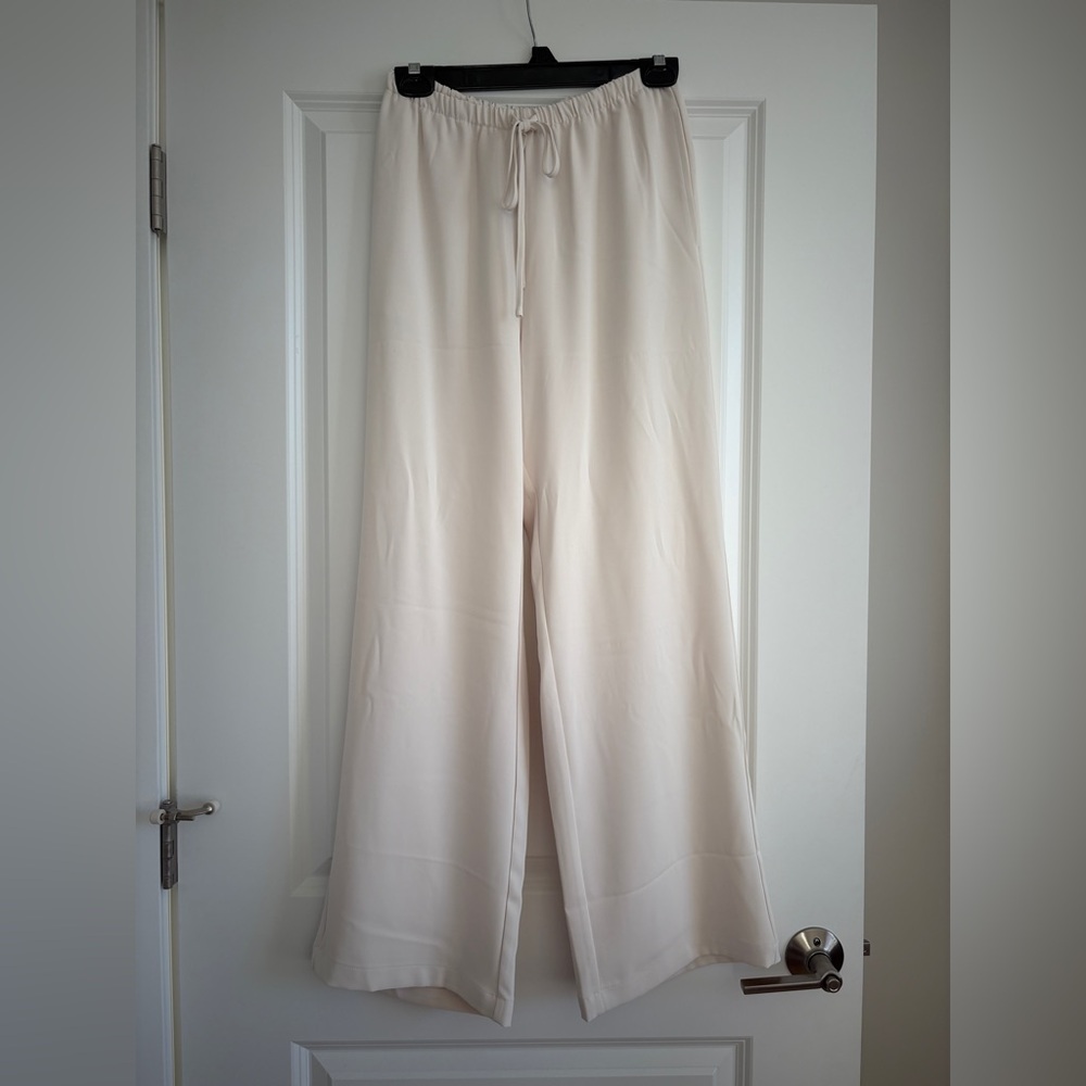 MELLODAY Cream Drawstring Pants